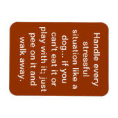 Magnet Flexible chien dire (Horizontal)