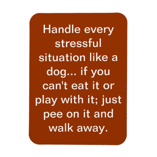 Magnet Flexible chien dire (Vertical)