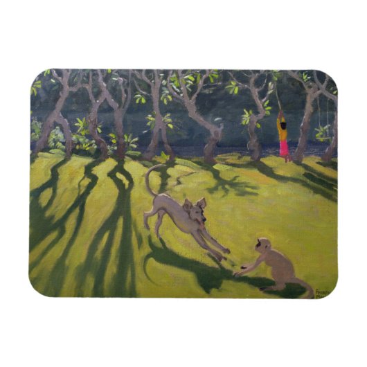 Magnet Flexible Chien et singe 1998 (Horizontal)