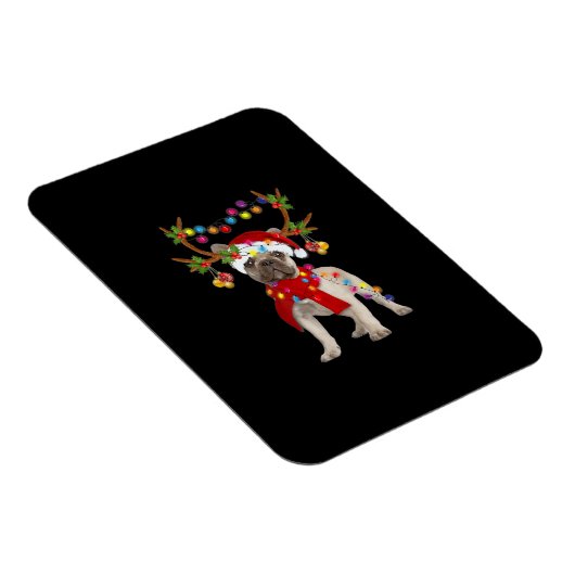 Magnet Flexible Chien-taureau français Magnifique renne Arbre de N (Côté Droit)