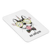 Magnet Flexible Chien-taureau français Unicorn (Côté Droit)