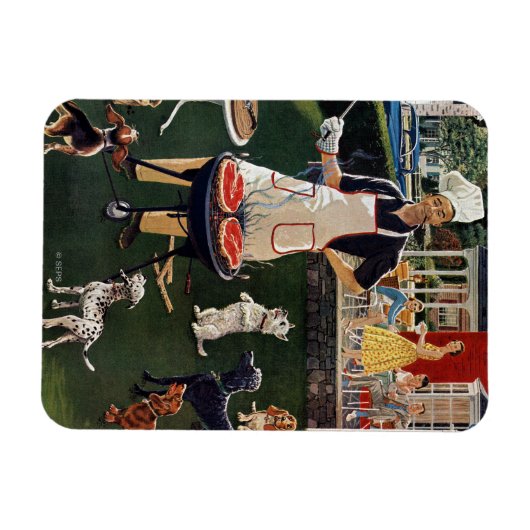 Magnet Flexible Chiens chauds (Horizontal)