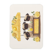 Magnet Flexible Chiens de carlin Stand de Lemonade (Vertical)