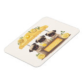 Magnet Flexible Chiens de carlin Stand de Lemonade (Côté Gauche)