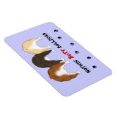 Magnet Flexible Chiens de taureaux à la noix (Côté Droit)