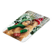 Magnet Flexible Chiens des Prairies de Noël (Côté Gauche)