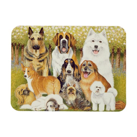 Magnet Flexible Chiens en mai (Horizontal)