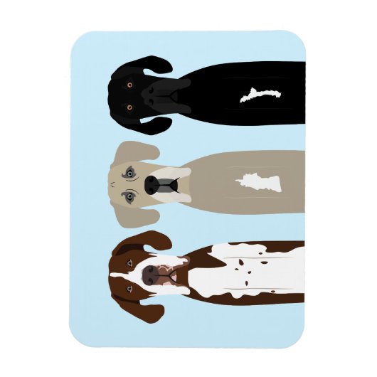 Magnet Flexible Chiens géants (Vertical)