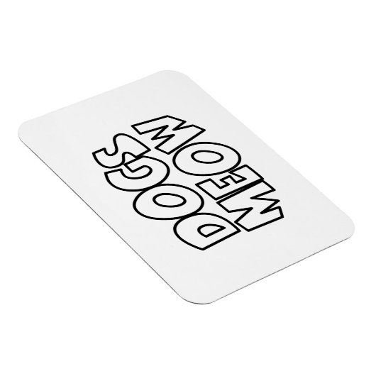 Magnet Flexible Chiens Meow (Côté Droit)