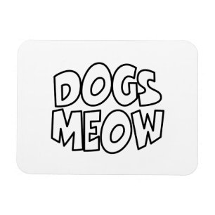 Magnet Flexible Chiens Meow