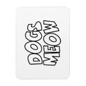 Magnet Flexible Chiens Meow (Vertical)