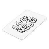 Magnet Flexible Chiens Meow (Côté Gauche)