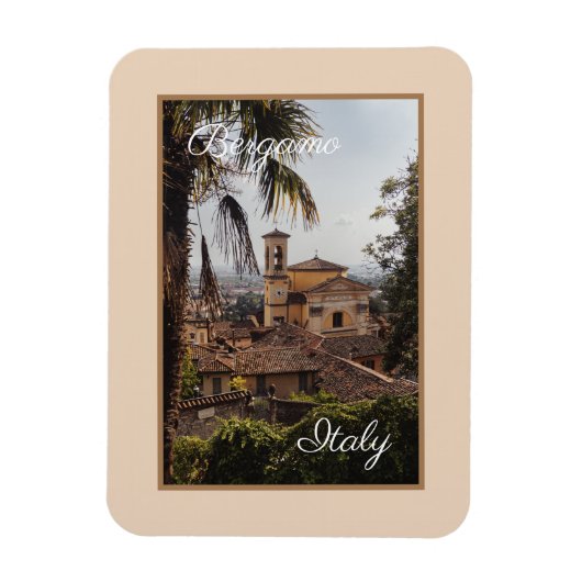 Magnet Flexible Chiesa di Père Noël Grata Inter Vites, Bergamo, It (Vertical)