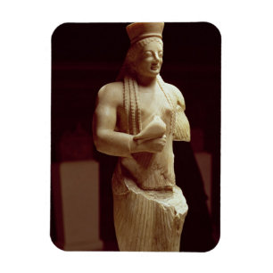 Magnet Flexible Chiffre de Kore d'un jeune Athénien féminin tena