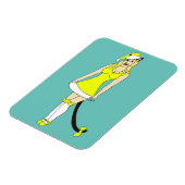 Magnet Flexible Chiffre de Noël jaune (Côté Gauche)