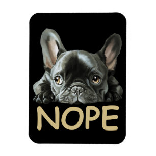 Magnet Flexible Chiffre de taureau français Cadeaux Frenchie Nop