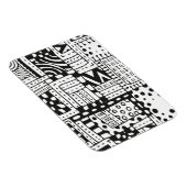 Magnet Flexible Chiffres Abstraits indiens inspirés (Côté Droit)