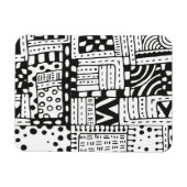 Magnet Flexible Chiffres Abstraits indiens inspirés (Horizontal)