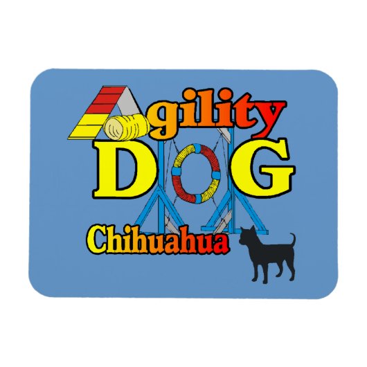 Magnet Flexible Chihuahua Agilité (Horizontal)