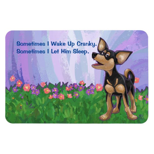 Magnet Flexible Chihuahua Cadeaux et accessoires (Horizontal)