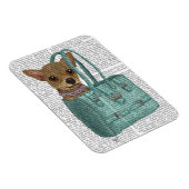 Magnet Flexible Chihuahua En Sac (Côté Droit)
