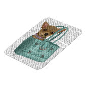 Magnet Flexible Chihuahua En Sac (Côté Gauche)