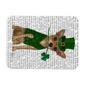 Magnet Flexible Chihuahua Leprechaun (Horizontal)