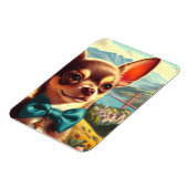 Magnet Flexible Chihuahua vintage (Côté Gauche)