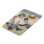 Magnet Flexible Children Playing on the Beach (Côté Gauche)