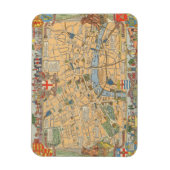 Magnet Flexible Children's Map of London, Angleterre (Vertical)