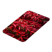 Magnet Flexible Chili Rouge Épicé Dans La Ville De Kalocsa (Côté Gauche)