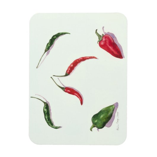 Magnet Flexible Chillies and Peppers 2005 (Vertical)