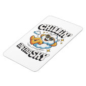 Magnet Flexible Chillin' in the Sky Cloud Design Fun Refrigerator (Côté Gauche)