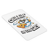 Magnet Flexible Chillin' in the Sky Cloud Design Fun Refrigerator (Côté Droit)