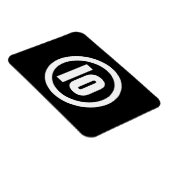 Magnet Flexible Chine coréenne Numéro 2 Deux 이 (Côté Droit)