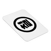 Magnet Flexible Chine coréenne Numéro 7 Sept 칠 (Côté Droit)