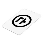 Magnet Flexible Chine coréenne Numéro 9 Neuf 구 (Côté Gauche)