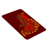 Magnet Flexible Chine Dragon rouge et or design (Côté Droit)
