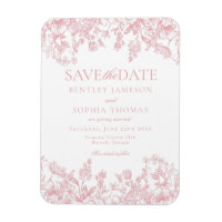 Chinoiserie rose Vintage Floral Enregistrer la car