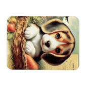 Magnet Flexible Chiot Beagle vintage (Horizontal)