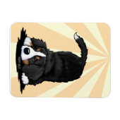 Magnet Flexible Chiots de Montagne Bernois (Horizontal)