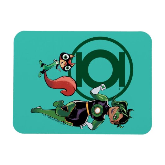 Magnet Flexible Chip & Green Lantern (Horizontal)