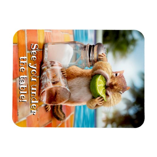 Magnet Flexible Chipmunk À La Lime (Horizontal)