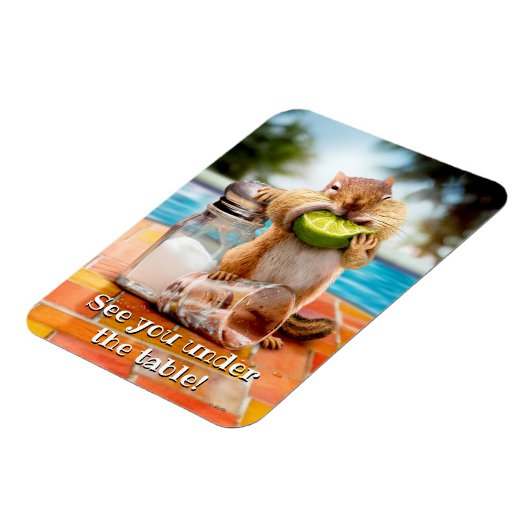 Magnet Flexible Chipmunk À La Lime (Côté Gauche)