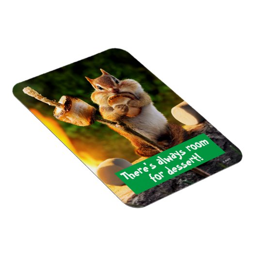 Magnet Flexible Chipmunk Manger Marshmallow (Côté Droit)