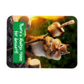 Magnet Flexible Chipmunk Manger Marshmallow (Horizontal)