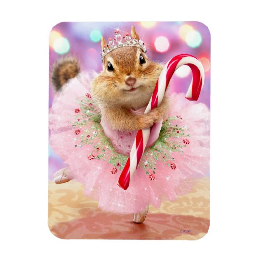 Magnet Flexible Chipmunk Plum Fairy (Vertical)