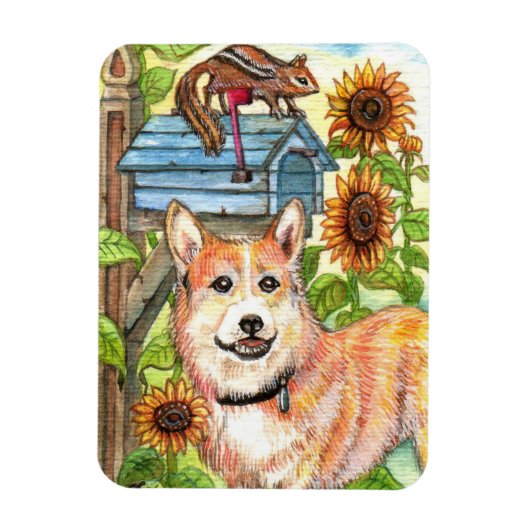 Magnet Flexible Chippy et Chipmunk par boîte aux lettres (Vertical)