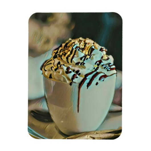 Magnet Flexible Chocolat à la crème glacée (Vertical)