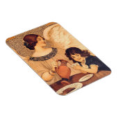 Magnet Flexible Chocolat Ange Français Antique (Côté Droit)